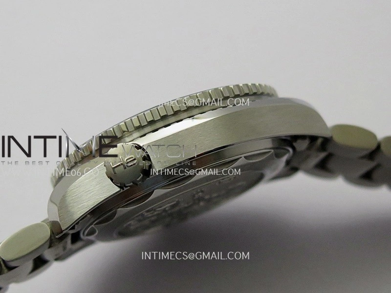 Planet Ocean 39.5mm Blue Ceramic Bezel SS V4 VSF 1:1 Best Edition Summer Blue Dial On SS Bracelet Super Clone Asian 8800